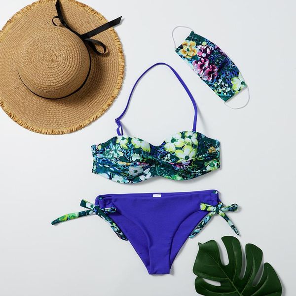 women's swimwear push up padded mask bikini set 2021 summer 3pcs women print swimsuits trikini thong biquini beach wear #0527, White;black
women's swimwear push up padded mask bikini set 2021 summer 3pcs women print swimsuits trikini thong biquini beach wear #0527, White;black