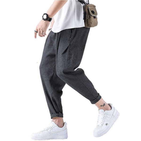 ice silk pants men's korean version thin loose large versatile casual elastic sports capris fashion, Black
ice silk pants men's korean version thin loose large versatile casual elastic sports capris fashion, Black