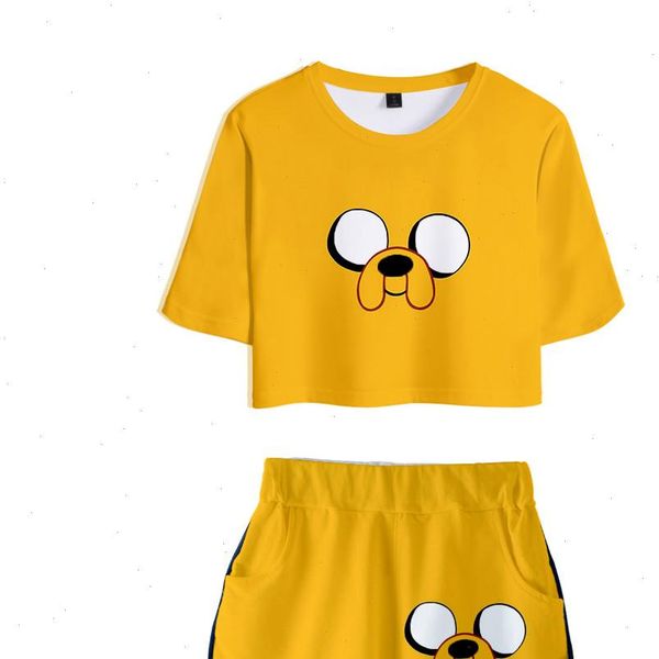 adventure time womens tracksuits finn and jake the face two piece set summer cotton t shirt woman shorts, Gray
adventure time womens tracksuits finn and jake the face two piece set summer cotton t shirt woman shorts, Gray