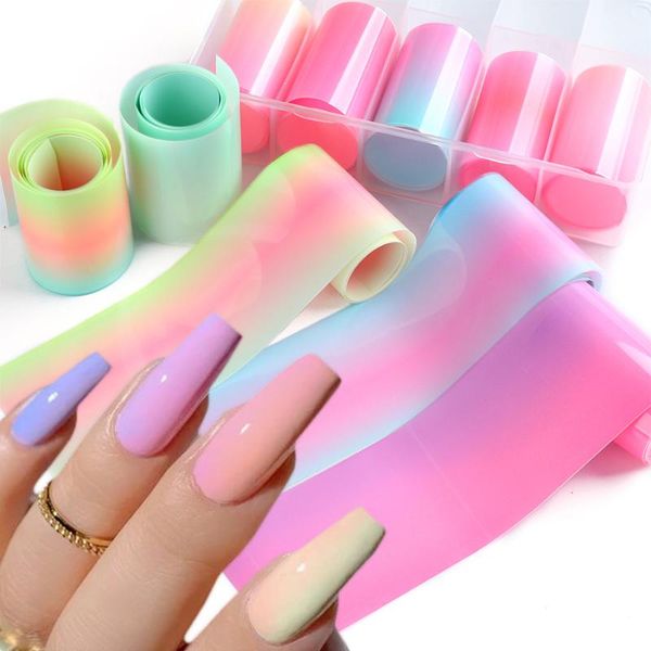 stickers & decals 10 rolls mix color gradient nail foils neon candy starry paper full wraps aurora rainbow slider decoration manicure saf217, Black
stickers & decals 10 rolls mix color gradient nail foils neon candy starry paper full wraps aurora rainbow slider decoration manicure saf217, Black