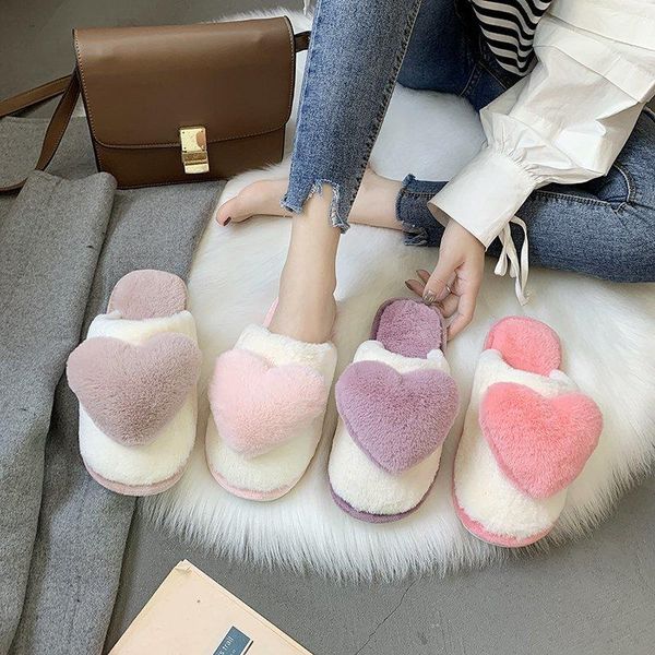 ladies shoes woman slippers autumn winter faux fur women heart shaped cover round toe furry hairy slides, Black
ladies shoes woman slippers autumn winter faux fur women heart shaped cover round toe furry hairy slides, Black
