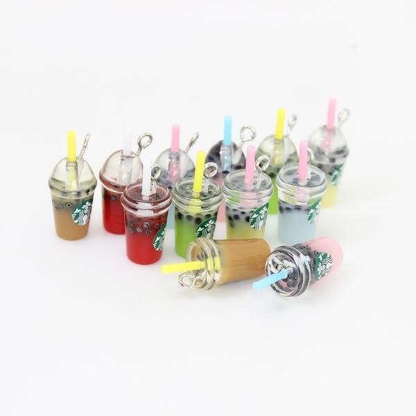 8pcs-- 21*12mm resin kawaii 3d straw milk tea ice cream coffee frappuccino cup charm imitation food pendant jewlery findings, Bronze;silver
8pcs-- 21*12mm resin kawaii 3d straw milk tea ice cream coffee frappuccino cup charm imitation food pendant jewlery findings, Bronze;silver
