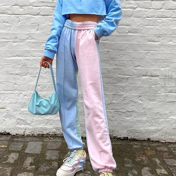 women's pants & capris blue pink patchwork harem high waist 2021 summer clothes women loose casual sporty sweatpants streetwear trouser, Black;white
women's pants & capris blue pink patchwork harem high waist 2021 summer clothes women loose casual sporty sweatpants streetwear trouser, Black;white
