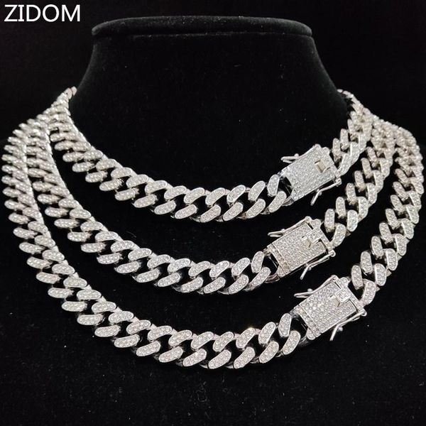 chains men women hip hop iced out bling chain necklace 13mm crystal cuban hiphop necklaces fashion charm jewelry, Silver
chains men women hip hop iced out bling chain necklace 13mm crystal cuban hiphop necklaces fashion charm jewelry, Silver