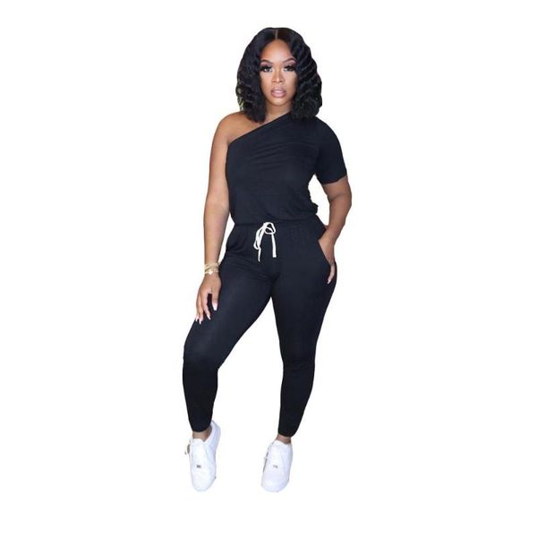 women's jumpsuits & rompers casual women jumpsuit one shouder solid color playsuit sportwear long womens streetwear overalls, Black;white
women's jumpsuits & rompers casual women jumpsuit one shouder solid color playsuit sportwear long womens streetwear overalls, Black;white