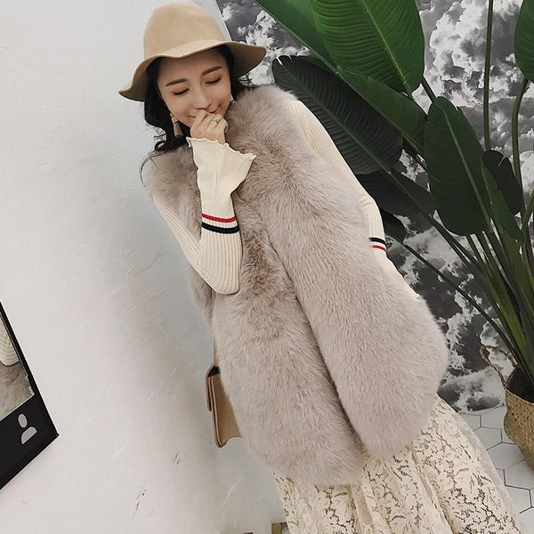 women's fur & faux autumn winter fashion womens sleeveless real vest slim vests coats elegant jacket manteau femme hiver zl575, Black
women's fur & faux autumn winter fashion womens sleeveless real vest slim vests coats elegant jacket manteau femme hiver zl575, Black