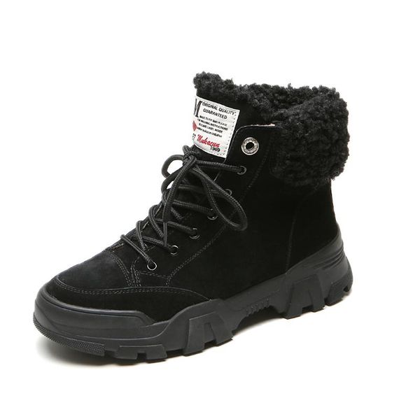 boots 2021 women snow plush warm fur causal shoes sneakers ankle booties platform thick sole lace up winter, Black
boots 2021 women snow plush warm fur causal shoes sneakers ankle booties platform thick sole lace up winter, Black