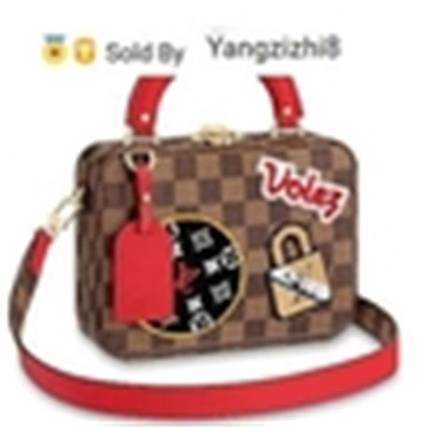yangzizhi8 red n40048 box bag handbags 2019 brown real caviar lambskin le boy chain flap bag handbags shoulder messenger bags totes, Black;red
yangzizhi8 red n40048 box bag handbags 2019 brown real caviar lambskin le boy chain flap bag handbags shoulder messenger bags totes, Black;red
