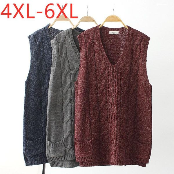 women's sweaters ladies autumn winter plus size sweater knit tank for women large sleeveless cotton pocket red vest 4xl 5xl 6xl, White;black
women's sweaters ladies autumn winter plus size sweater knit tank for women large sleeveless cotton pocket red vest 4xl 5xl 6xl, White;black