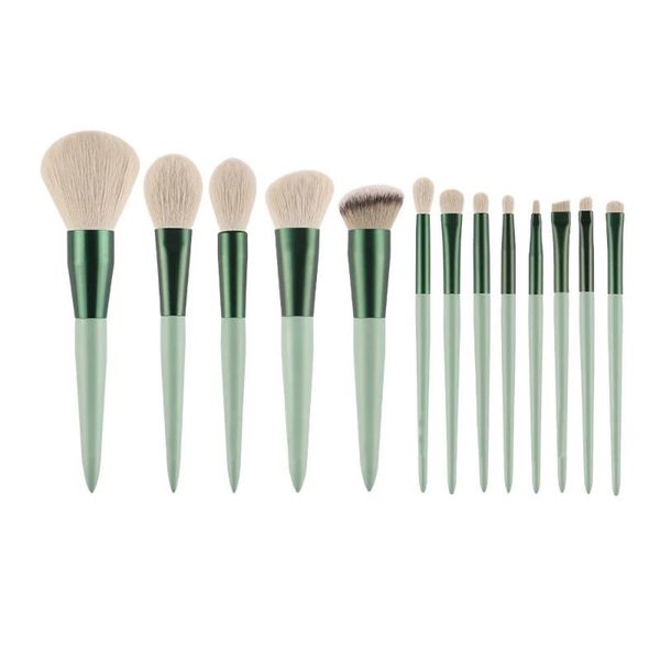 makeup brushes set the matcha green 13pcs cosmestic brushes-foundation powder blush fiber beauty pens make up tool
makeup brushes set the matcha green 13pcs cosmestic brushes-foundation powder blush fiber beauty pens make up tool