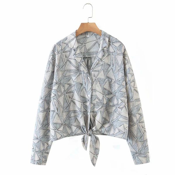 women blouse geometric print v-neck long sleeves bow knot detail casual fashion woman ropa mujer femme 210420, White
women blouse geometric print v-neck long sleeves bow knot detail casual fashion woman ropa mujer femme 210420, White