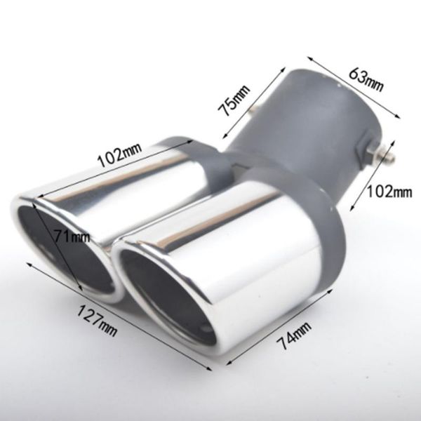oblique mouth double-row curved stainless steel tail throat cover exhaust pipe manifold & parts
oblique mouth double-row curved stainless steel tail throat cover exhaust pipe manifold & parts
