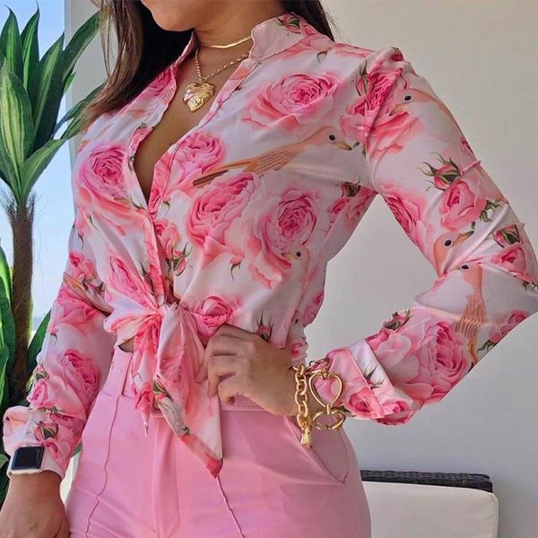 women's t-shirt street floral printed tie knot women casual loose spring tshirts female temperament long sleeve clothing 2021 v-ne, White
women's t-shirt street floral printed tie knot women casual loose spring tshirts female temperament long sleeve clothing 2021 v-ne, White