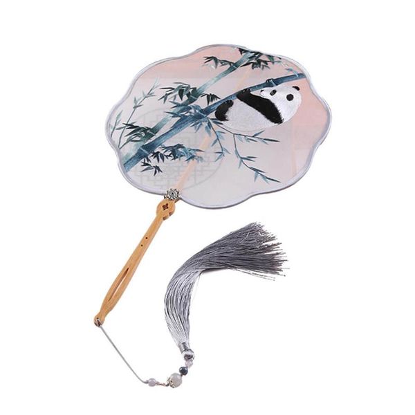 wedding flowers chinese panda silk handmade suzhou embroidery fan double-sided series with gift box
wedding flowers chinese panda silk handmade suzhou embroidery fan double-sided series with gift box