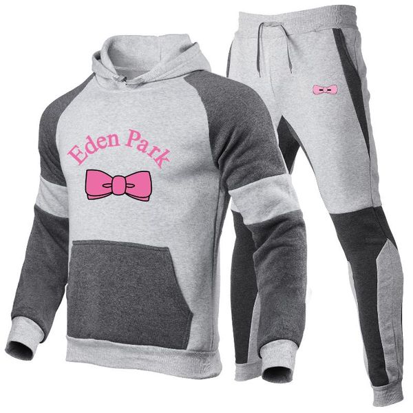 men's tracksuits 2021 2 hooded sweatshirt sweatpants cotton printed autumn sportswear stitching running clothes, Gray
men's tracksuits 2021 2 hooded sweatshirt sweatpants cotton printed autumn sportswear stitching running clothes, Gray