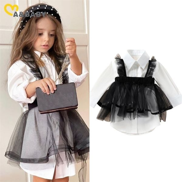 ma&baby 1-6y toddler children kids girl long blouse sleeve shirts fashion tulle dress for girls autumn spring costumes d84 220125, White;black
ma&baby 1-6y toddler children kids girl long blouse sleeve shirts fashion tulle dress for girls autumn spring costumes d84 220125, White;black