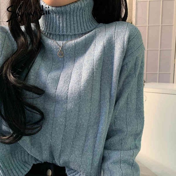 syiwidii turtleneck sweaters for women fall winter clothes short style knitted korean japanese fashion pullovers 210417, White;black
syiwidii turtleneck sweaters for women fall winter clothes short style knitted korean japanese fashion pullovers 210417, White;black