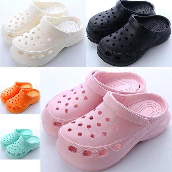 newly womens summer thick-soled hole shoes ladies height increase shoe black white orange pink girls women beach classic sandals slippers
newly womens summer thick-soled hole shoes ladies height increase shoe black white orange pink girls women beach classic sandals slippers