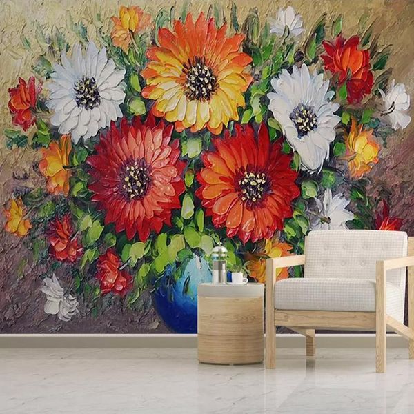 wallpapers drop custom 3d wall mural wallpaper non-woven hand painted oil painting vase flower background decorative paper
wallpapers drop custom 3d wall mural wallpaper non-woven hand painted oil painting vase flower background decorative paper