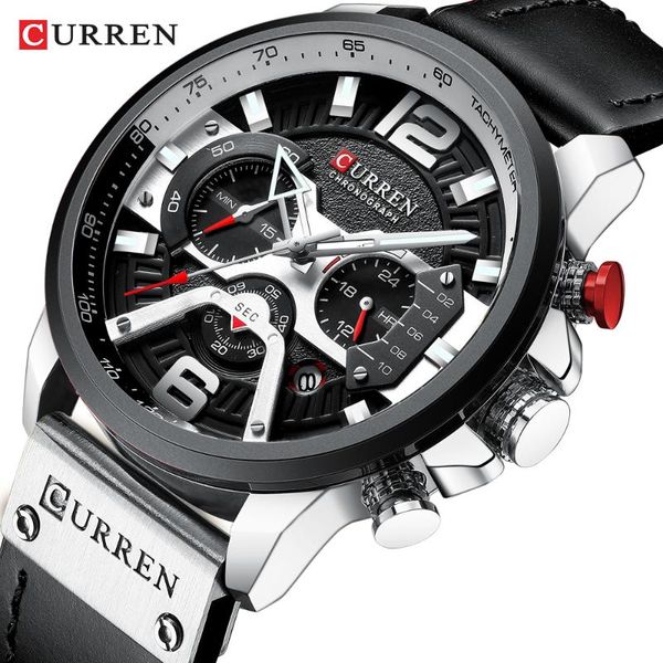wristwatches watches men fashion watch curren sports wristwatch casual quartz business man clock waterproof 30 m reloj, Slivery;brown
wristwatches watches men fashion watch curren sports wristwatch casual quartz business man clock waterproof 30 m reloj, Slivery;brown