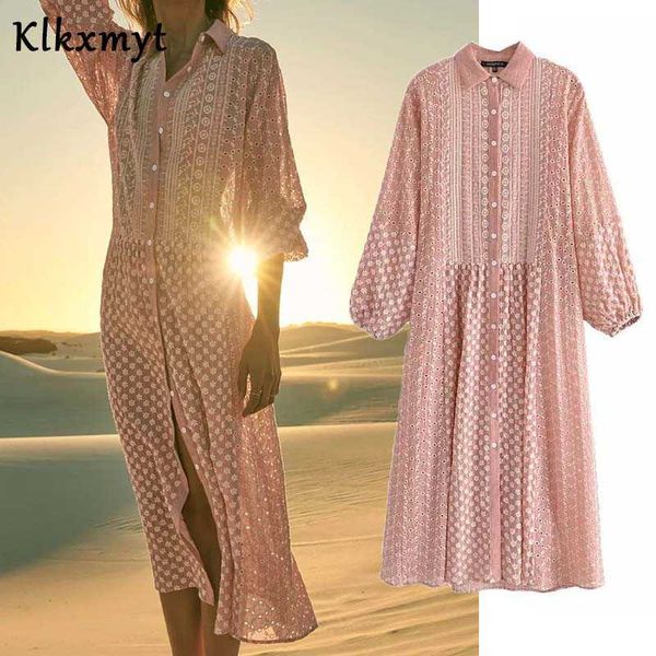 klkxmyt za dress women embroidered pink beach vestidos summer elegant woman midi es puff sleeve female casual 210527, Black;gray
klkxmyt za dress women embroidered pink beach vestidos summer elegant woman midi es puff sleeve female casual 210527, Black;gray