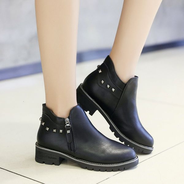 boots in solid leather martin women's boots woman's shoes short ankle down zipper warm rivet teddy winter o8ek, Black
boots in solid leather martin women's boots woman's shoes short ankle down zipper warm rivet teddy winter o8ek, Black