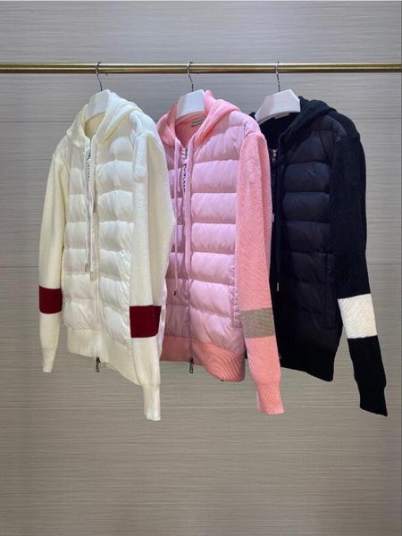men /women knitting hooded down coat thick warm double zipper design jacket slim parkas color matching, Black
men /women knitting hooded down coat thick warm double zipper design jacket slim parkas color matching, Black