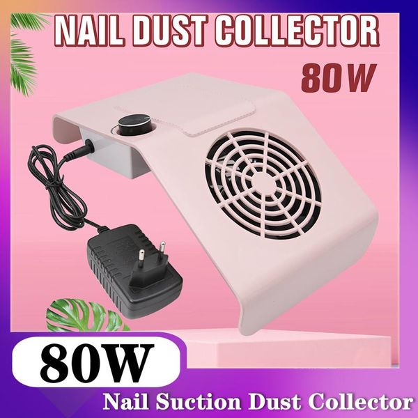nail art equipment 80w powerful vacuum cleaner manicure hood machine dust suction collector fan, Silver
nail art equipment 80w powerful vacuum cleaner manicure hood machine dust suction collector fan, Silver