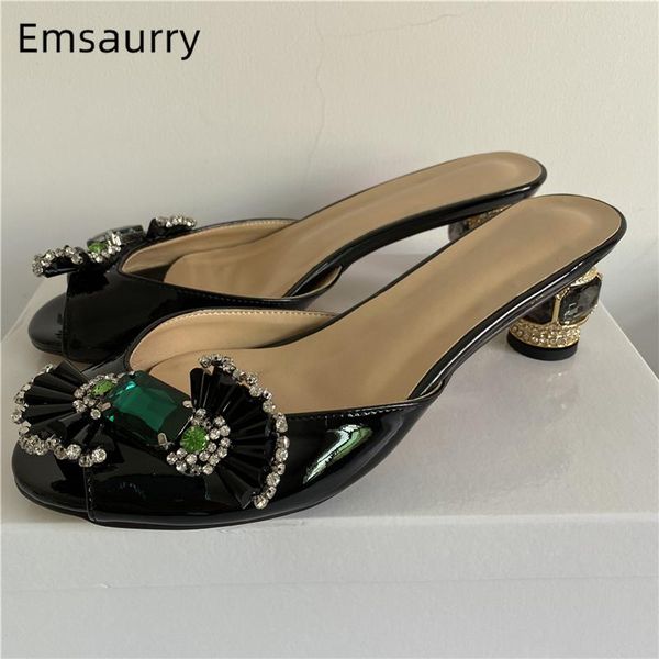 slippers black patent leather jeweled diamond heel shoes open toe crystal candy butterfly-knot rhinestone women
slippers black patent leather jeweled diamond heel shoes open toe crystal candy butterfly-knot rhinestone women