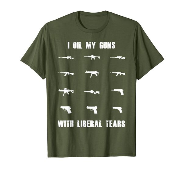 I Oil My Guns With Liberal Tears Anti-Liberal Conservative T-Shirt, Mainly pictures
I Oil My Guns With Liberal Tears Anti-Liberal Conservative T-Shirt, Mainly pictures