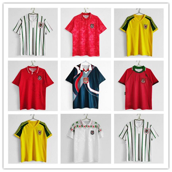 90/92 wales retro soccer jersey 94 95 96 giggs hughes saunders rush boden speed vintage classic shirt 1982 maillots de football uniforms, Black;yellow
90/92 wales retro soccer jersey 94 95 96 giggs hughes saunders rush boden speed vintage classic shirt 1982 maillots de football uniforms, Black;yellow