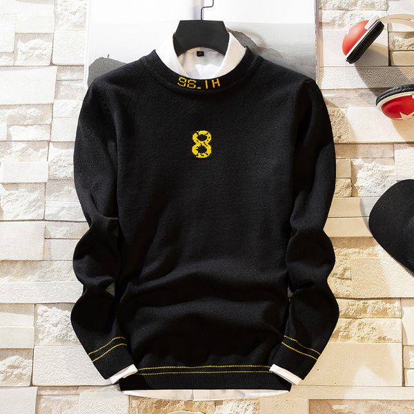 sweaters knit men's clothing autumn and winter youth sweater warm jacket half high collar bottom coat, White;black
sweaters knit men's clothing autumn and winter youth sweater warm jacket half high collar bottom coat, White;black
