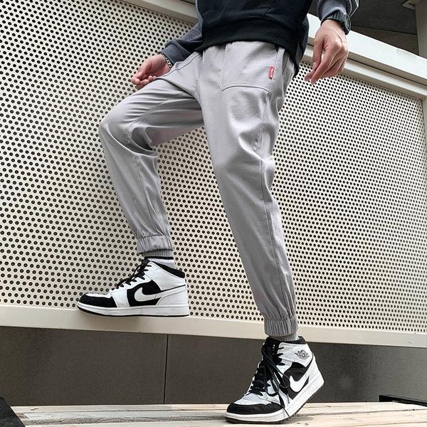 men's casual pants outfits age season cotton trousers loose bunch of feet nine minutes male movement, Black
men's casual pants outfits age season cotton trousers loose bunch of feet nine minutes male movement, Black