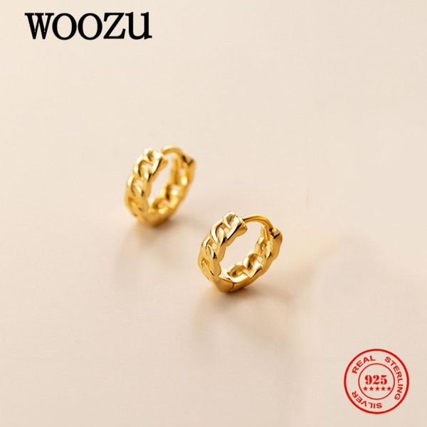 hoop & huggie woozu genuine 925 sterling silver geometric link chain earrings for women party hip hop rock ear buckle jewelry gift, Golden;silver
hoop & huggie woozu genuine 925 sterling silver geometric link chain earrings for women party hip hop rock ear buckle jewelry gift, Golden;silver