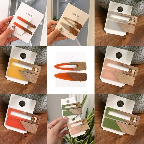 pair women stitching wood hair clips clip geometric barrettes hairpin headwear accessories
pair women stitching wood hair clips clip geometric barrettes hairpin headwear accessories