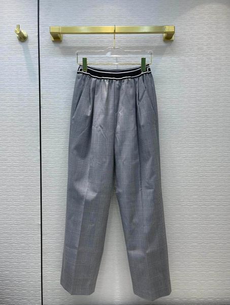 women's pants & capris high street plaid women 3d cut straight casual high-end brand elastic waist gray lady autumn 2021, Black;white
women's pants & capris high street plaid women 3d cut straight casual high-end brand elastic waist gray lady autumn 2021, Black;white