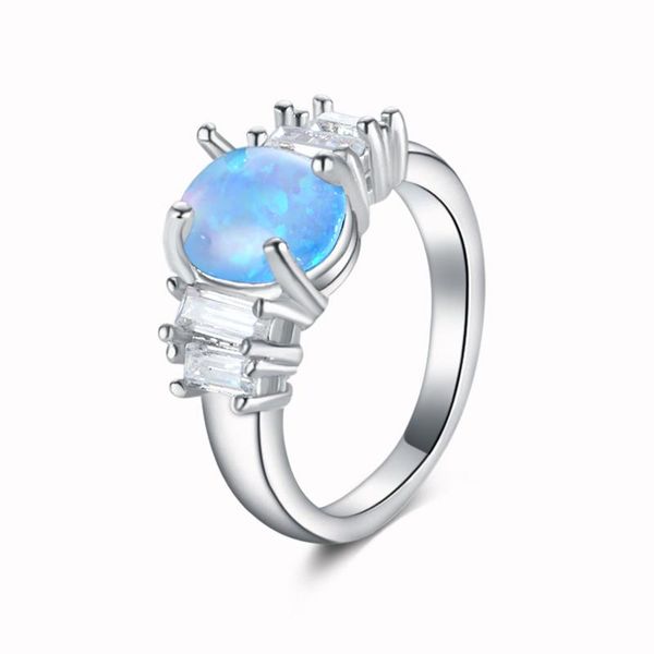 wedding rings silver ring classic exquisite simple and with round inlaid zircon opal temperament female hand jewelry, Slivery;golden
wedding rings silver ring classic exquisite simple and with round inlaid zircon opal temperament female hand jewelry, Slivery;golden