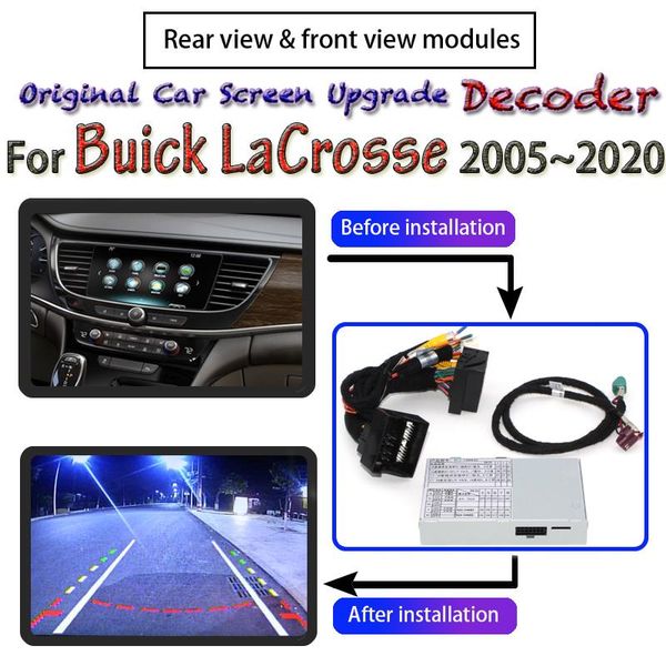 car rear view cameras& parking sensors front camera module decoder for lacrosse 2005~2021 interface original screen display upgrade re 
car rear view cameras& parking sensors front camera module decoder for lacrosse 2005~2021 interface original screen display upgrade re