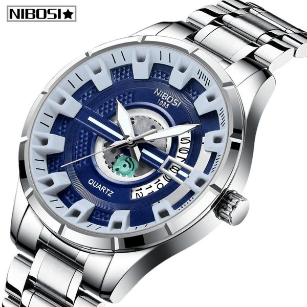 Relogio Masculino 2021 NIBOSI Young Design Men Watch Sport Luxury Fashion Watterproof Mens Watches Unique Wristwatches, Slivery;brown
Relogio Masculino 2021 NIBOSI Young Design Men Watch Sport Luxury Fashion Watterproof Mens Watches Unique Wristwatches, Slivery;brown