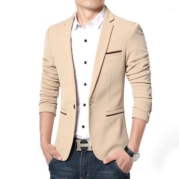 men's suits & blazers men blazer casual spring fashion brand cotton slim fit suit terno masculino business1, White;black
men's suits & blazers men blazer casual spring fashion brand cotton slim fit suit terno masculino business1, White;black