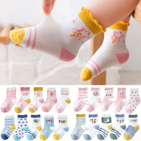 5pairs/lot 0-6y breathable baby socks summer cotton colorful kids cute socks baby girls newborn boys toddler thin soft socks, Pink;yellow
5pairs/lot 0-6y breathable baby socks summer cotton colorful kids cute socks baby girls newborn boys toddler thin soft socks, Pink;yellow