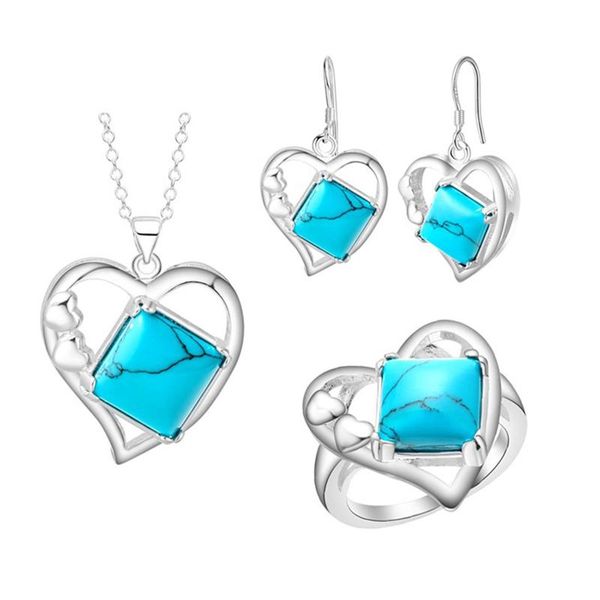 earrings & necklace carofeez women jewelry set fashion imitation natrural stone pendant ring for heart gift, Silver
earrings & necklace carofeez women jewelry set fashion imitation natrural stone pendant ring for heart gift, Silver