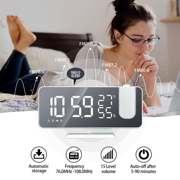 other clocks & accessories smart alarm clock led radio table watch digital temperature nightstand decor electronic deskwith projection
other clocks & accessories smart alarm clock led radio table watch digital temperature nightstand decor electronic deskwith projection