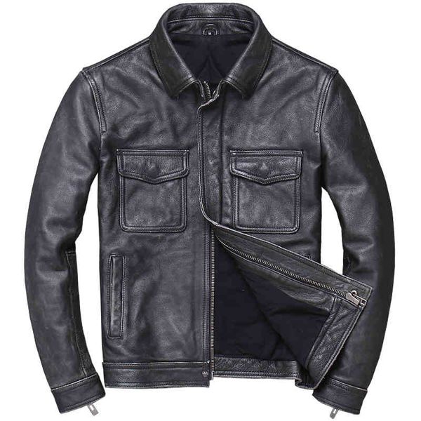 men's leather & faux vintage black men american casual style jacket plus size xxxxl genuine cowhide autumn russian natural coat 75d7
men's leather & faux vintage black men american casual style jacket plus size xxxxl genuine cowhide autumn russian natural coat 75d7