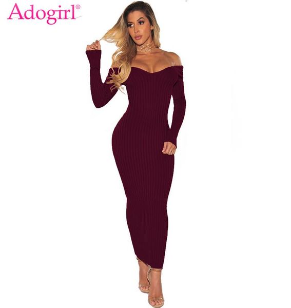 casual dresses adogirl women ribbed maxi dress v neck long sleeve off shoulder bodycon party bandage club wear clearance sale, Black;gray
casual dresses adogirl women ribbed maxi dress v neck long sleeve off shoulder bodycon party bandage club wear clearance sale, Black;gray