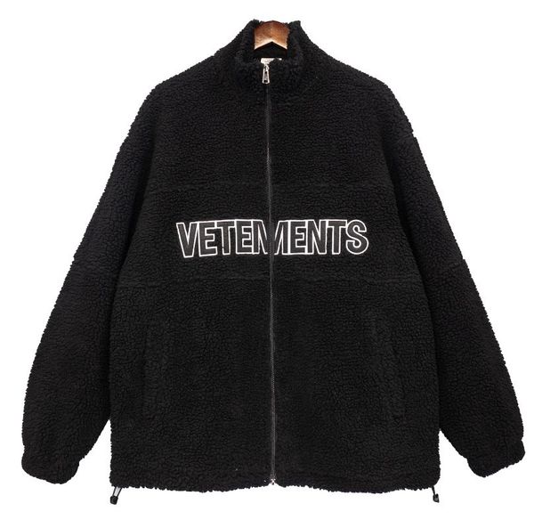men women fleece lamb blends jacket stand collar oversized men's thick padded coat winter outwear ym, Black
men women fleece lamb blends jacket stand collar oversized men's thick padded coat winter outwear ym, Black