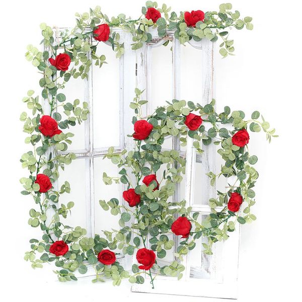 decorative flowers & wreaths rose artificial christmas garland for wedding home room decoration spring autumn garden arch diy fake plant vin
decorative flowers & wreaths rose artificial christmas garland for wedding home room decoration spring autumn garden arch diy fake plant vin