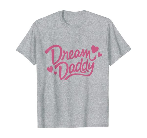 dream daddy t-shirt, White;black