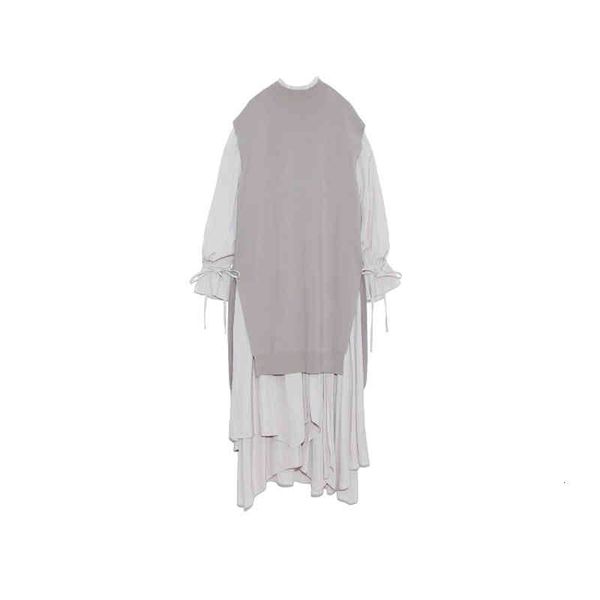 two piece dress fashion 2 pcs women set solid split knit vest + flare sleeve drawstring chiffon shirt 2022 spring autumn suit wosn, White
two piece dress fashion 2 pcs women set solid split knit vest + flare sleeve drawstring chiffon shirt 2022 spring autumn suit wosn, White