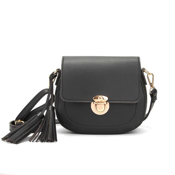 female fashion simple tassel pu leather women handbag shoulder bag crossbody bags womens messenger bags black l003
female fashion simple tassel pu leather women handbag shoulder bag crossbody bags womens messenger bags black l003
